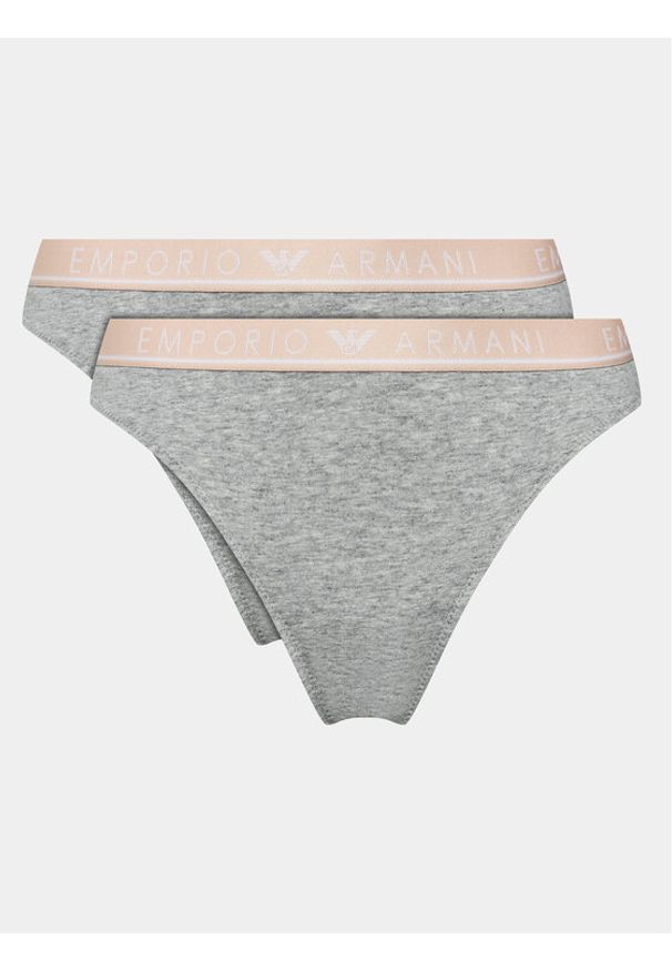 Emporio Armani Underwear Komplet 2 par fig 163337 3F227 00948 Szary. Kolor: szary. Materiał: bawełna
