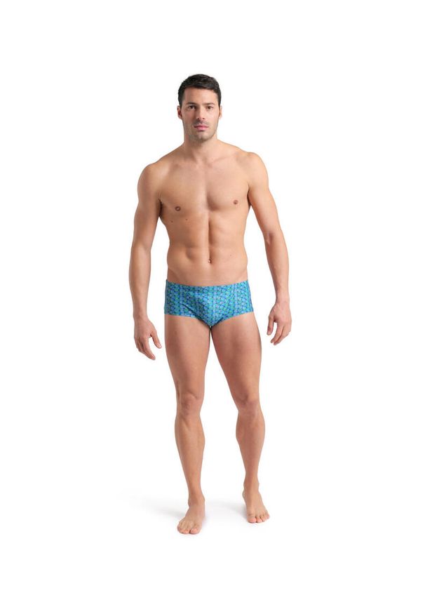Szorty Kąpielowe Arena Starfish Low Waist Swim Short. Kolor: wielokolorowy, niebieski, zielony. Materiał: materiał