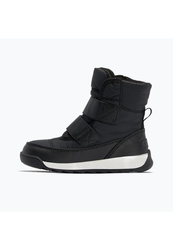 sorel - Śniegowce dziecięce Sorel Whitney II Strap WP. Kolor: czarny. Sezon: zima