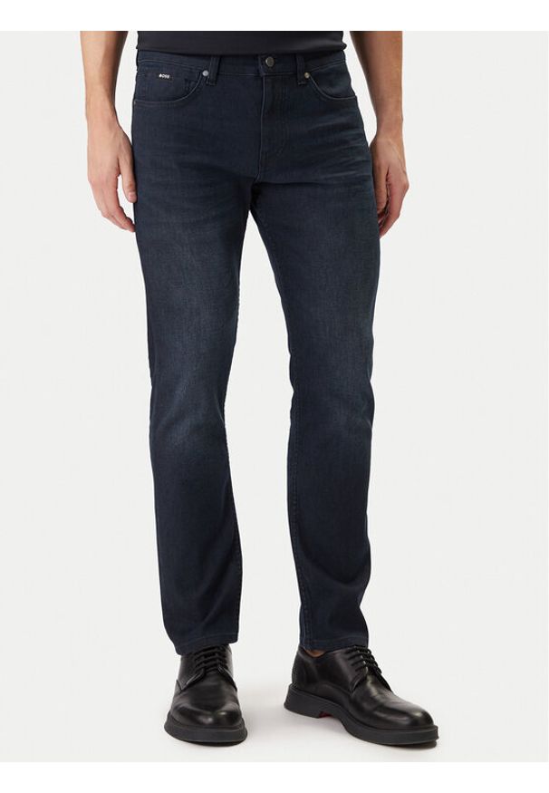 BOSS Jeansy P-Delaware 50555207 Granatowy Regular Fit. Kolor: niebieski