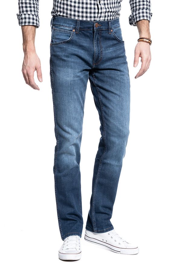 Wrangler - WRANGLER SPODNIE MĘSKIE GREENSBORO COOL POOL W15QE280W 112126891