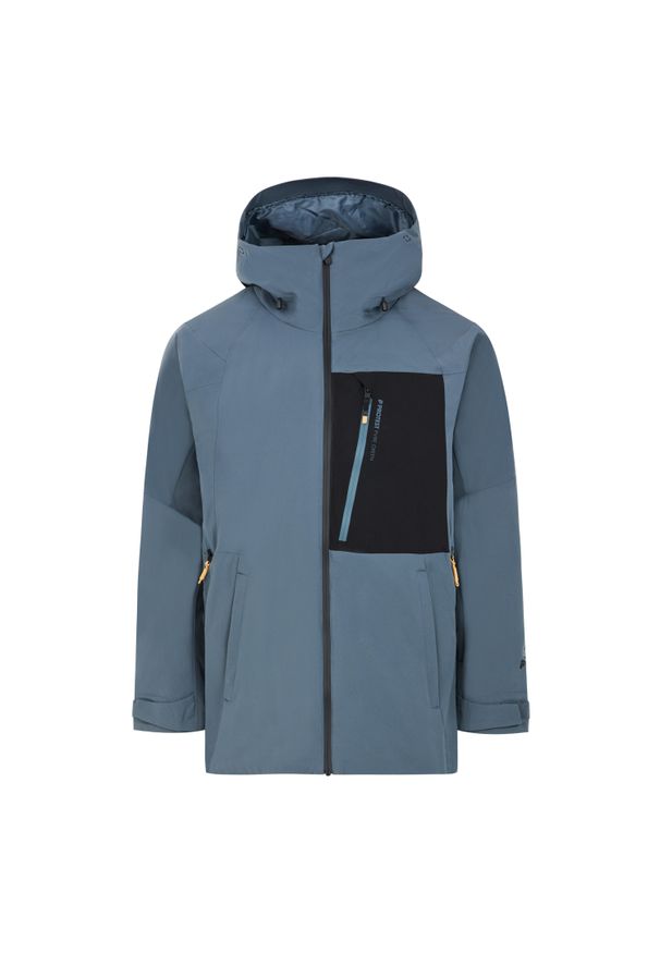 Kurtka narciarska Protest Found. Kolor: wielokolorowy, niebieski, zielony. Sezon: zima. Sport: narciarstwo