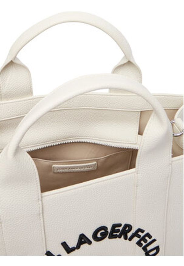 Karl Lagerfeld - KARL LAGERFELD Torebka B1W30041 Biały. Kolor: biały. Materiał: skórzane