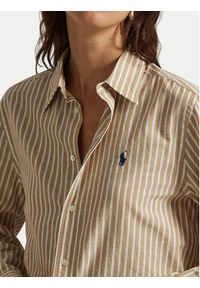 Polo Ralph Lauren Koszula 211971514501 Beżowy Classic Fit. Typ kołnierza: polo. Kolor: beżowy. Materiał: bawełna #4