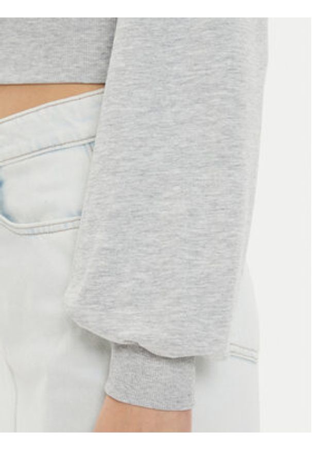 only - ONLY Bluza Britt 15312126 Szary Cropped Fit. Kolor: szary. Materiał: bawełna, syntetyk