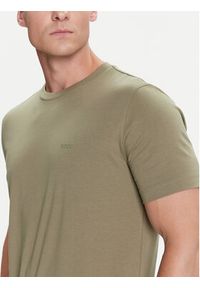 BOSS T-Shirt Thompson 01 Zielony Regular Fit. Kolor: zielony. Materiał: bawełna #5