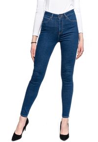 Lee - LEE IVY DAMSKIE SPODNIE JEANSOWE DARK MONO L32EPQXM