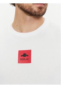 Replay T-Shirt M6759 .000.2660 Biały Regular Fit. Kolor: biały. Materiał: bawełna #5