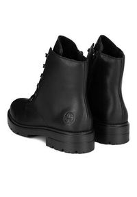 Rieker Trzewiki Z2841-00 Czarny. Kolor: czarny. Materiał: skóra #5