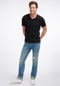 Mustang - MUSTANG CHICAGO TAPERED MĘSKIE SPODNIE JEANSOWE DENIM BLUE 1006144 5000 784 #6