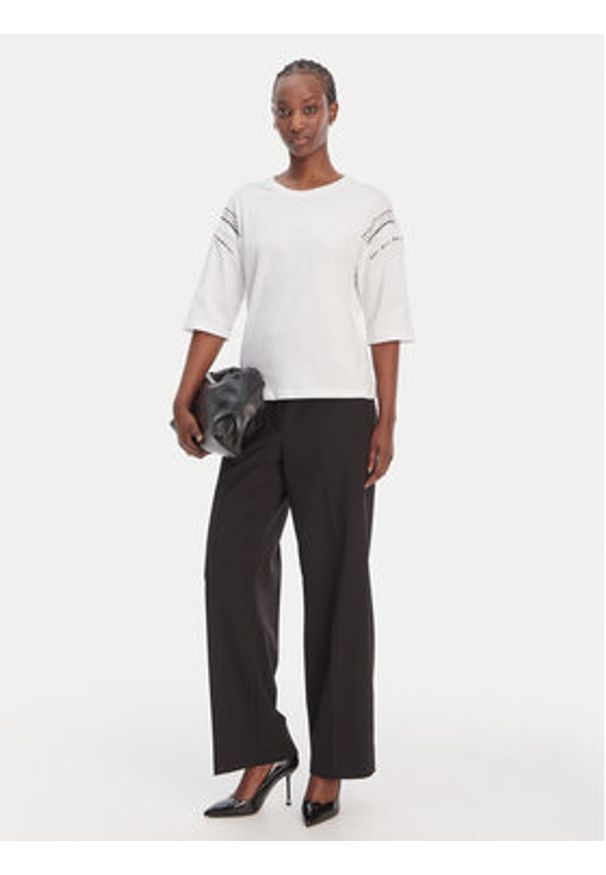 Liu Jo T-Shirt WA6128 JS904 Biały Relaxed Fit. Kolor: biały. Materiał: bawełna