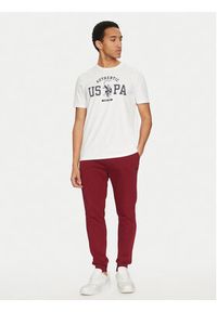 U.S. Polo Assn. T-Shirt MUP4083 Biały Regular Fit. Typ kołnierza: polo. Kolor: biały. Materiał: bawełna #2