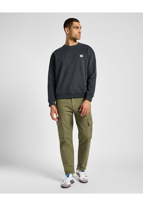 Lee - LEE MĘSKIE SPODNIE MATERIAŁOWE CARGO PANT MERCANTILE GREEN 112355782 L72K008526