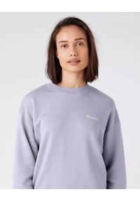 Wrangler - WRANGLER RETRO SWEAT DAMSKA BLUZA KLASYCZNA LOGO HEIRLOOM LILAC W6N0HAXGE 112144801. Styl: klasyczny, retro #3