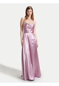 Swing Sukienka wieczorowa 5AG018HK Różowy Regular Fit. Kolor: różowy. Materiał: syntetyk. Styl: wizytowy
