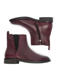 MEXX Botki CEO-MX/043C-WI40 Bordowy. Kolor: czerwony. Materiał: skóra #5