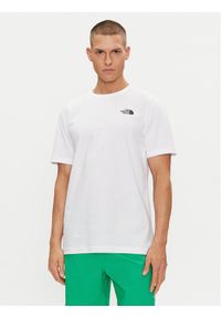 The North Face T-Shirt Redbox NF0A87NV Biały Regular Fit. Kolor: biały. Materiał: bawełna #1