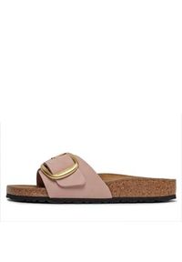 Birkenstock Klapki Madrid 1027056 Różowy. Kolor: różowy. Materiał: nubuk, skóra #3