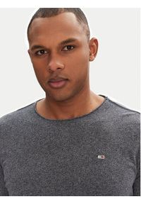 Tommy Jeans T-Shirt Jaspe DM0DM09586 Granatowy Slim Fit. Kolor: niebieski. Materiał: syntetyk #3