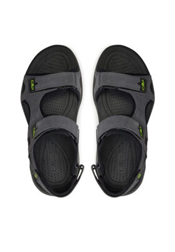CMP Sandały Emby Hiking Sandal 3Q93637 Szary. Kolor: szary. Materiał: zamsz, skóra