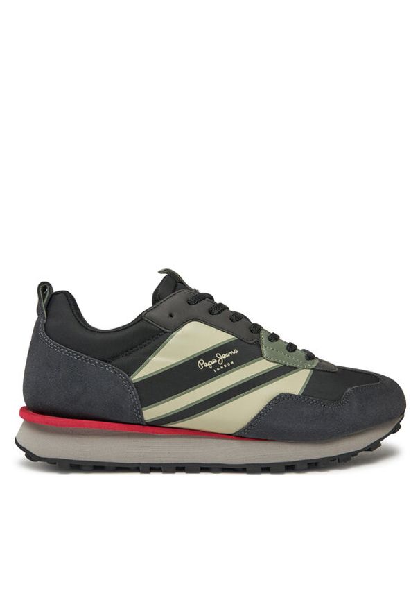 Pepe Jeans Sneakersy PMS60025 Czarny. Kolor: czarny. Materiał: materiał