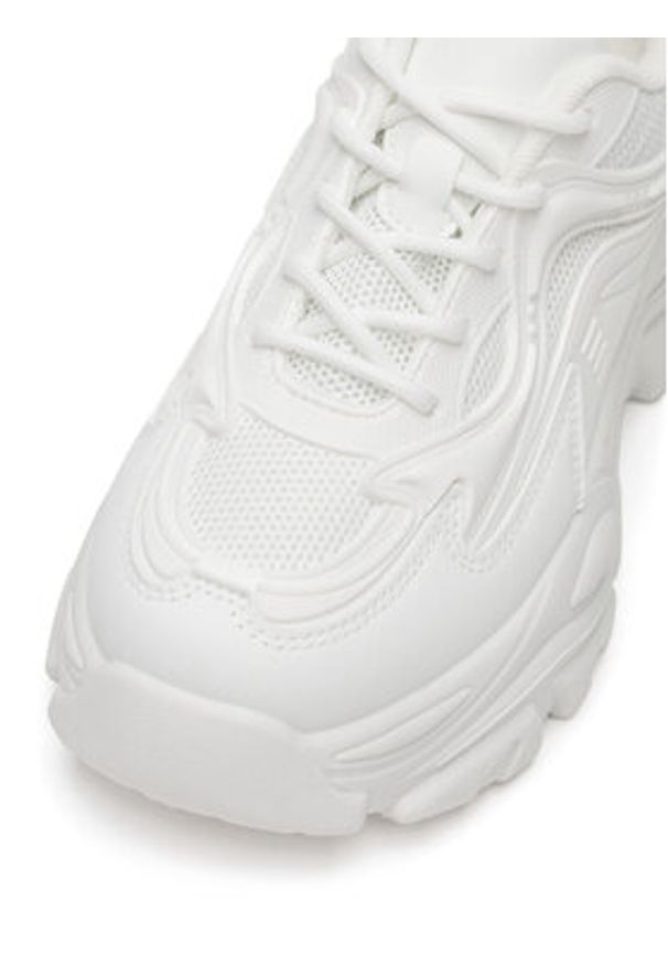 DeeZee Sneakersy WSS21557-02 Biały. Kolor: biały. Materiał: materiał, syntetyk