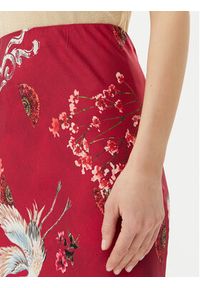 ViCOLO Spódnica maxi Gonna TD0472 Bordowy Slim Fit. Kolor: czerwony. Materiał: wiskoza #4