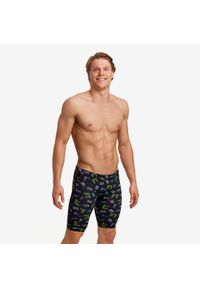 FUNKY TRUNKS - Kąpielówki spodenki męskie jammery treningowe na basen Funky Trunks. Kolor: czarny #1