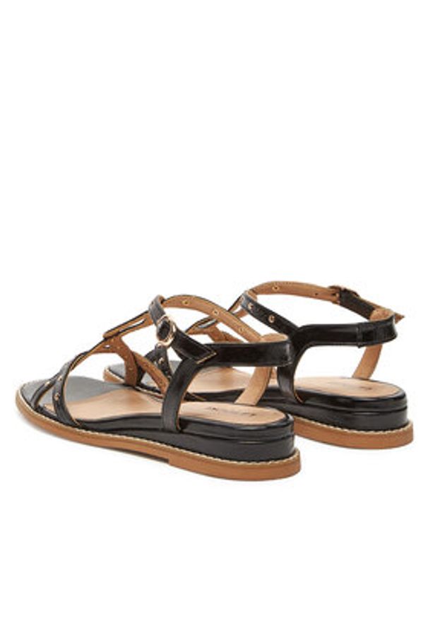 Lasocki Sandały WI33-CS853-HM-02 Czarny. Kolor: czarny. Materiał: lakier, skóra