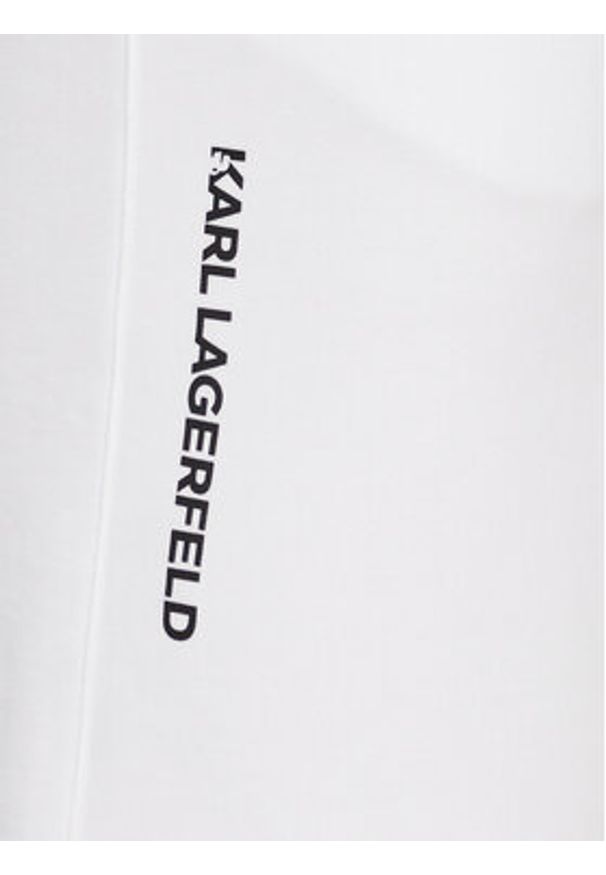 Karl Lagerfeld - KARL LAGERFELD Szorty sportowe 705032 542900 Biały Regular Fit. Kolor: biały. Materiał: bawełna. Styl: sportowy