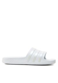 Adidas - Klapki adidas. Kolor: niebieski, biały #1