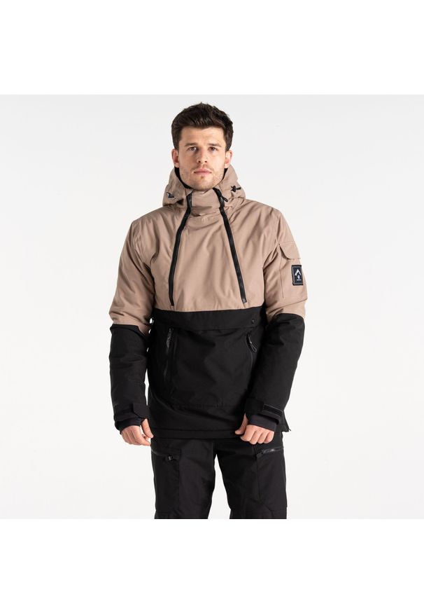 DARE 2B - Kurtka narciarska męska T-Bar Overhead. Kolor: wielokolorowy, brązowy, zielony. Materiał: materiał. Sezon: zima. Sport: narciarstwo