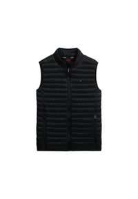 Kurtka puchowa bez rękawów Superdry Fuji Lite. Kolor: czarny. Materiał: puch. Długość rękawa: bez rękawów #1