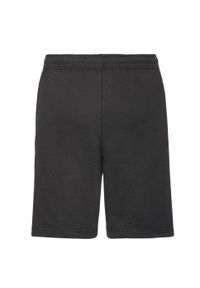 FRUIT OF THE LOOM - Lekkie Spodenki Męskie. Kolor: czarny
