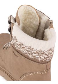 Rieker Trzewiki 70403-20 Beżowy. Kolor: beżowy. Materiał: skóra, syntetyk #4