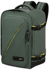 AMERICAN TOURISTER - American Tourister Take2Cabin Sdo Ryanair ciemnozielony. Kolor: zielony. Materiał: materiał. Styl: klasyczny