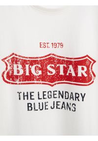 Big-Star - Koszulka męska z nadrukiem biała Millaner 101. Kolor: biały. Materiał: bawełna, jeans, skóra, dzianina. Wzór: nadruk. Styl: klasyczny #3