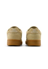 Buty unisex New Balance Numeric UN480TSG – beżowe. Kolor: beżowy. Materiał: materiał, zamsz, syntetyk, guma, skóra. Szerokość cholewki: normalna. Wzór: nadruk. Sport: bieganie #6