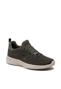 skechers - Skechers Sneakersy Dynamight 58360/OLV Zielony. Kolor: zielony. Materiał: materiał #3