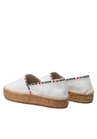 Love Moschino - LOVE MOSCHINO Espadryle JA10323G1GIA0100 Biały. Kolor: biały. Materiał: materiał #3