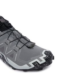 salomon - Salomon Buty do biegania Speedcross 6 Wide L41744100 Szary. Kolor: szary. Materiał: materiał. Model: Salomon Speedcross #4