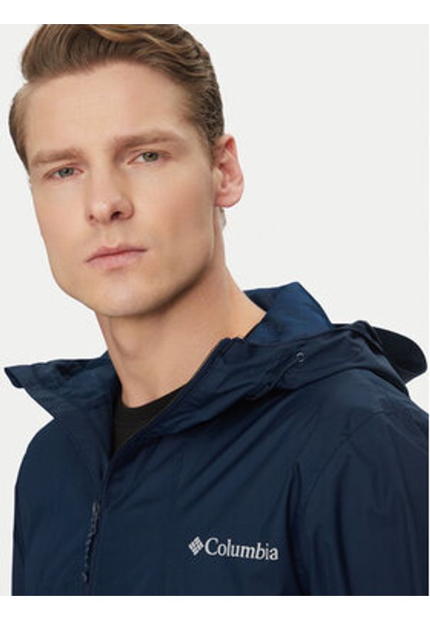 columbia - Columbia Kurtka przeciwdeszczowa Inner Limits II EO0088 Granatowy Regular Fit. Kolor: niebieski. Materiał: syntetyk