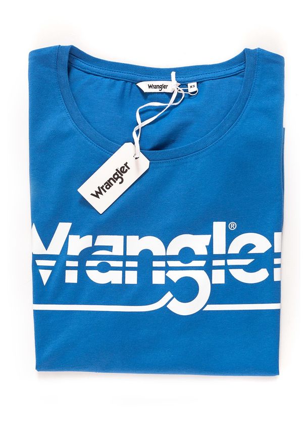 Wrangler - WRANGLER T SHIRT DAMSKI SS GRAPHIC TEE DEEP WATER W7Z02EVDF 112132145