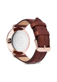 Daniel Wellington Zegarek Classic Day Display 40 DW00100829 Różowe złoto. Kolor: wielokolorowy, różowy, złoty. Materiał: skóra #2