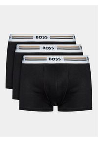 BOSS - Boss Komplet 3 par bokserek Trunk 3P Revive 50492200 Czarny. Kolor: czarny. Materiał: wiskoza