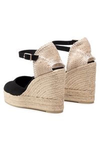 Castañer Espadryle Carol/8ED/001 020975-100 Czarny. Kolor: czarny. Materiał: materiał #5