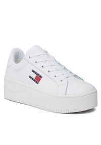 Sneakersy Tommy Jeans Tjw Flatform Ess EN0EN02426 White YBR. Kolor: biały #1