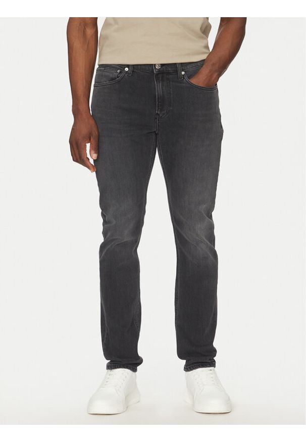 Calvin Klein Jeans Jeansy J30J327149 Szary Slim Fit. Kolor: szary