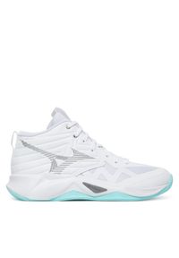 Buty halowe Mizuno. Kolor: biały. Model: Mizuno Wave