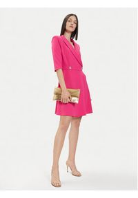 Rinascimento Sukienka koktajlowa CFC0118280003 Różowy Regular Fit. Kolor: różowy. Materiał: syntetyk. Styl: wizytowy #3
